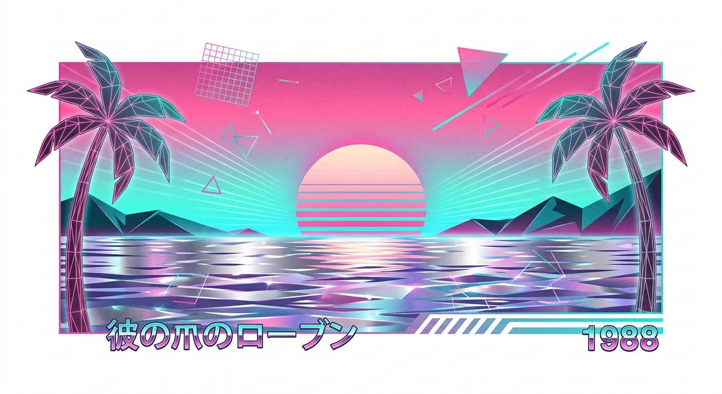 Vaporwave Sunset